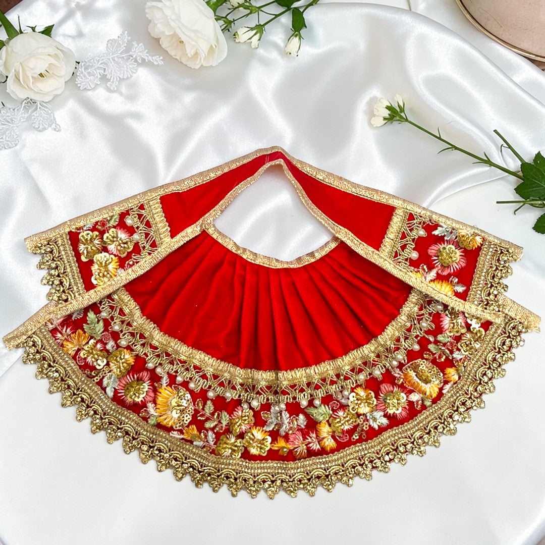 Thread Embroided Designer Lehnga Patka Set SP-H67