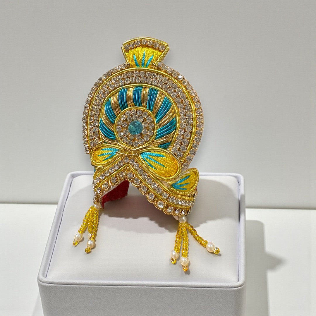 The "Surya-Kiran" Radiant Peacock Mukut  SP-No. 957