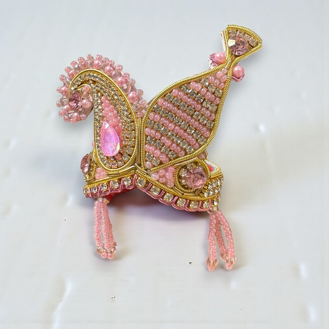 Celestial Silver & Pearl Jardogi Mukut SP-No. 090