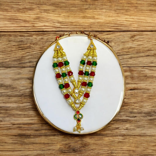 Multicolor Pearl & Bead Designer Mala SPC-357