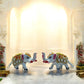 Decorative Pearl & Stone Animal Idol