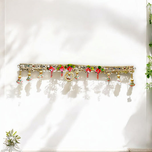 ✨ "Golden Peacock Grandeur" Toran (Door Hanging) - SP-T11 🦚