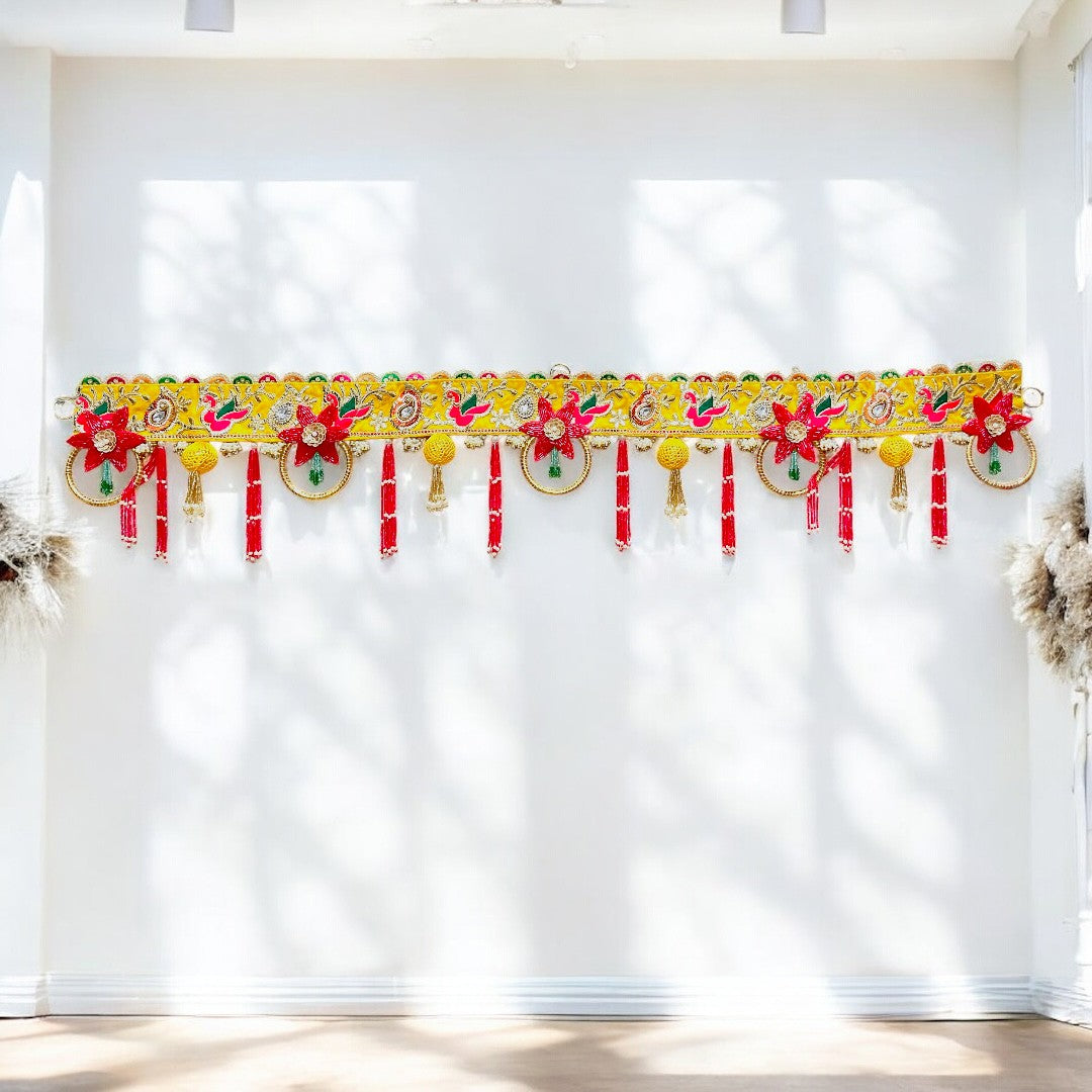 ☀️ "Haldi-Kumkum" Grand Toran (Door Hanging) - SP-T14