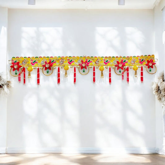 ☀️ "Haldi-Kumkum" Grand Toran (Door Hanging) - SP-T14