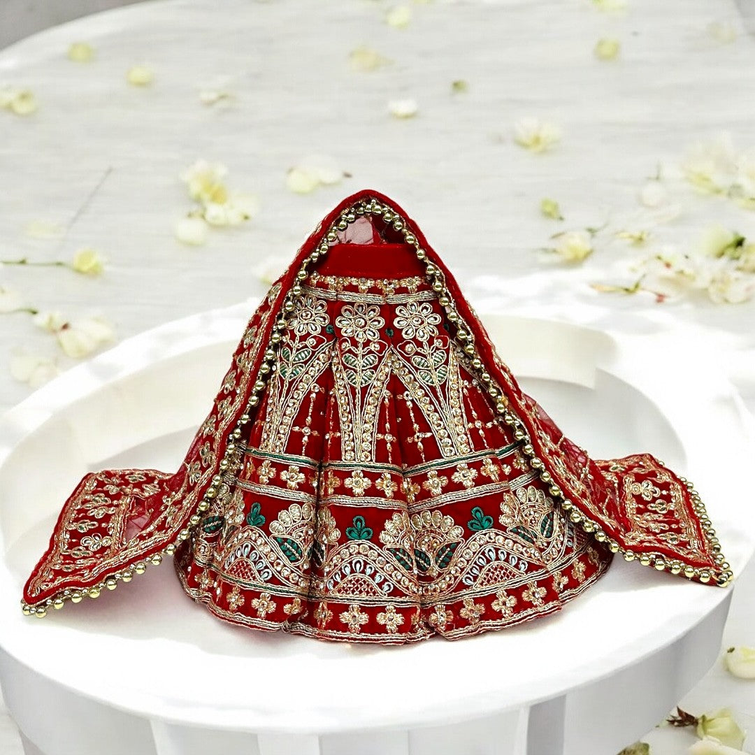 SP-H17 Durga Set – Bridal Style Can-Can Lehenga Choli