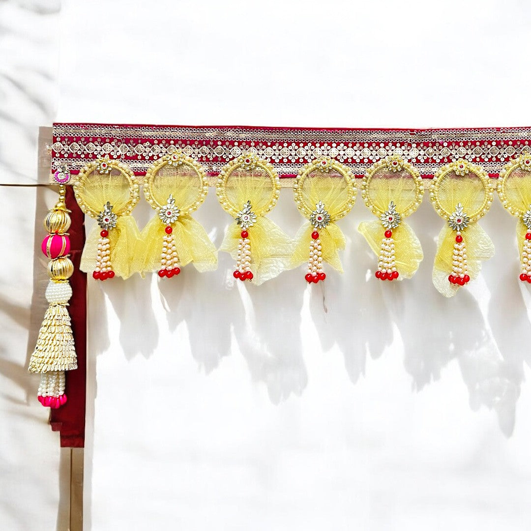 Sheer Elegance" Bridal Toran (Door Hanging) - SP-T17 🎀