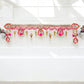 Pearl Cascade" Pink Bridal Toran (Door Hanging) - SP-T20 🎀