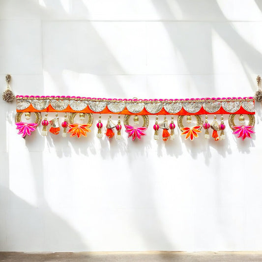 Sunset Lotus" Festive Toran (Door Hanging) - SP-T21 🌅