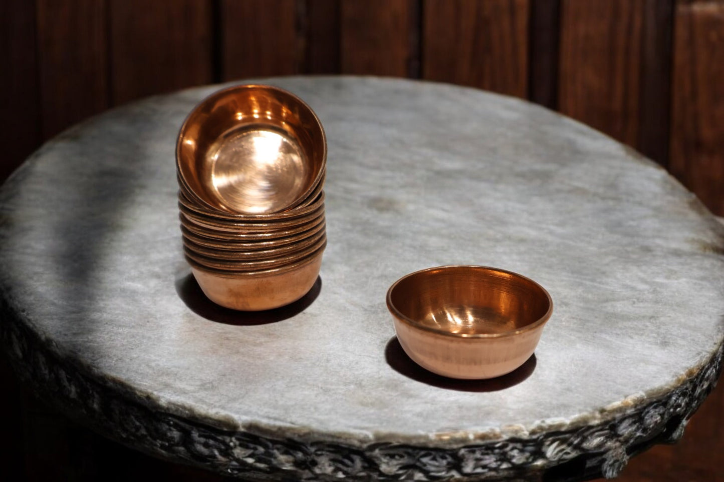 COPPER KATORI FOR PRASAD AND ROLI CHAWAL SPB-111