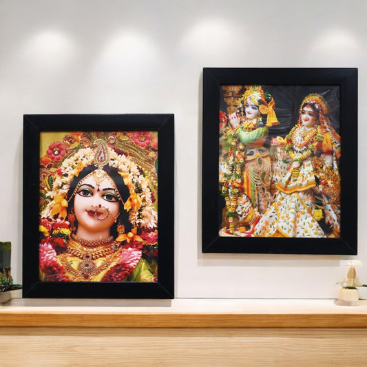 RADHA KRISHNA WALL FRAME SPF-8 3 COMBO