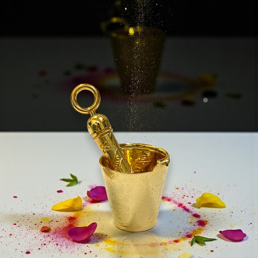 Royal Gold-Finish Balti & Pichkari Set