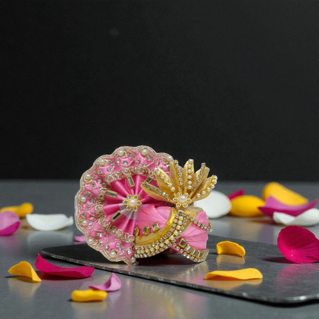 Majestic Designer Laddu Gopal Ji Pagri (Turban) D1466