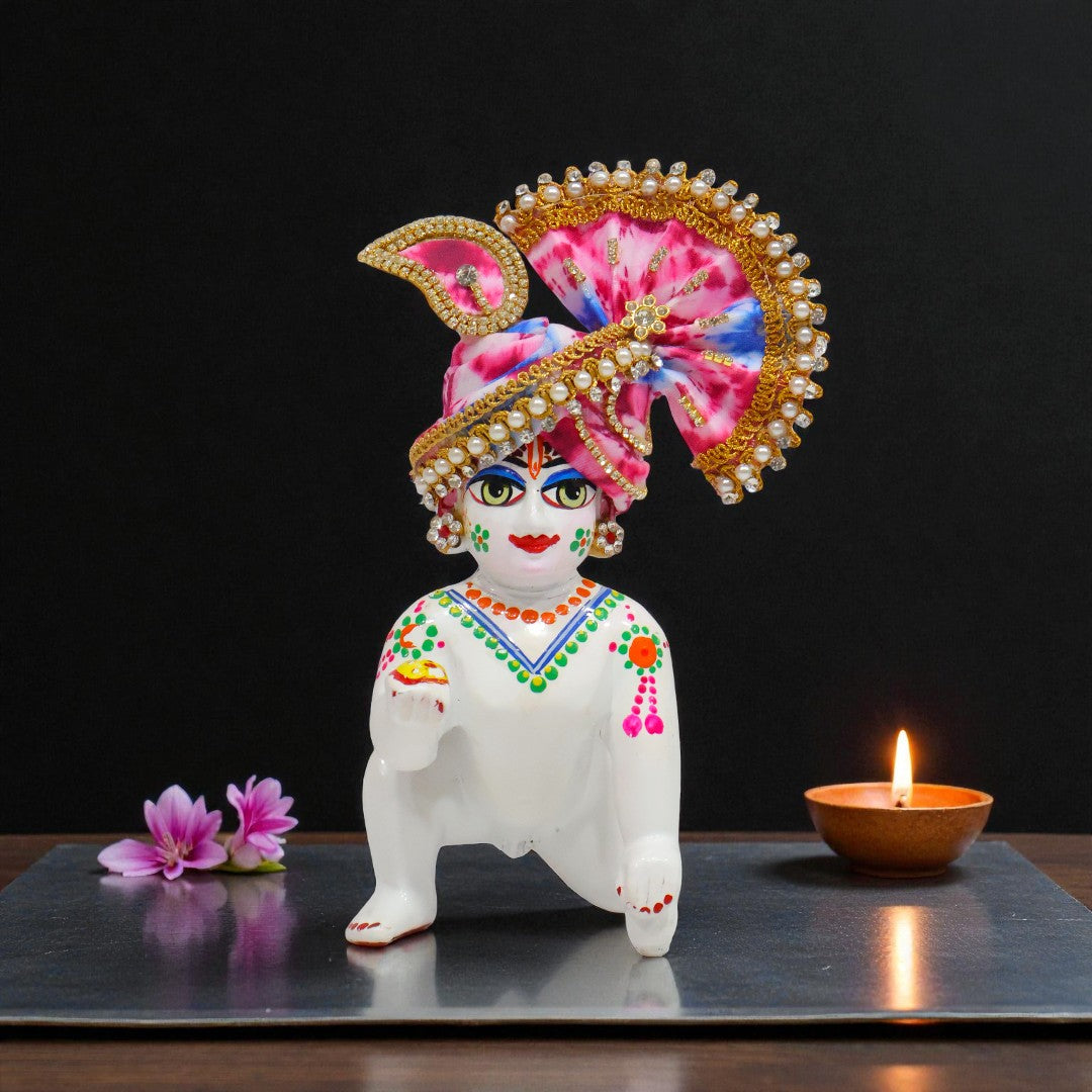 Royal Safa Style Laddu Gopal Pagri D1962