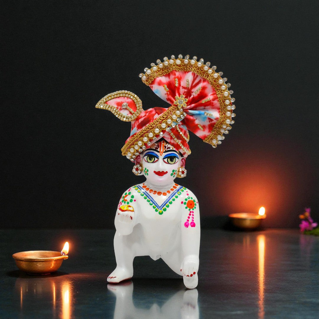 Royal Safa Style Laddu Gopal Pagri D1962