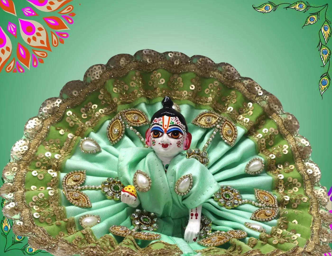 LADDU GOPAL JI POSHAK SP-D30 Shriposhak.in