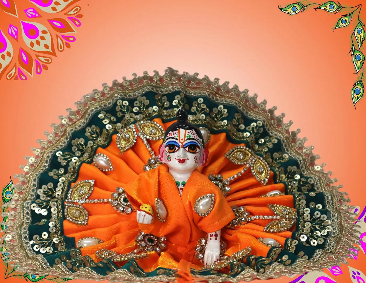 LADDU GOPAL JI POSHAK SP-D30 Shriposhak.in