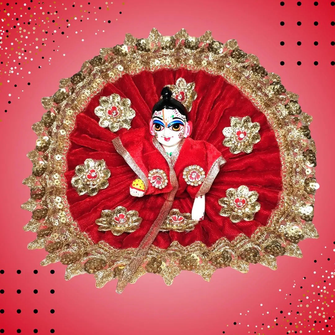 LADDU GOPAL JI WINTER POSHAK SP-D01 Shriposhak.in