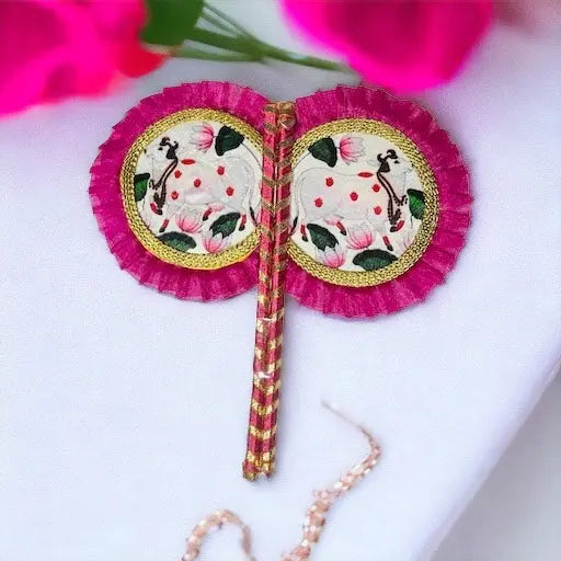 Pankha SPC-54for LADDU GOPAL JI COW DESIGN Shriposhak.in NATH DWARA