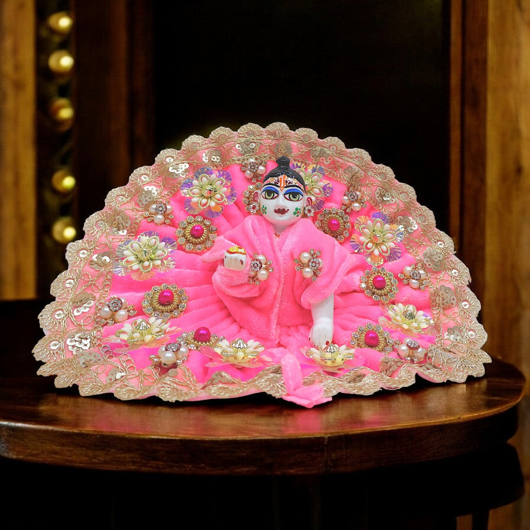 Regal Plush Velvet Winter Poshak for Laddu Gopal Ji SP-H07