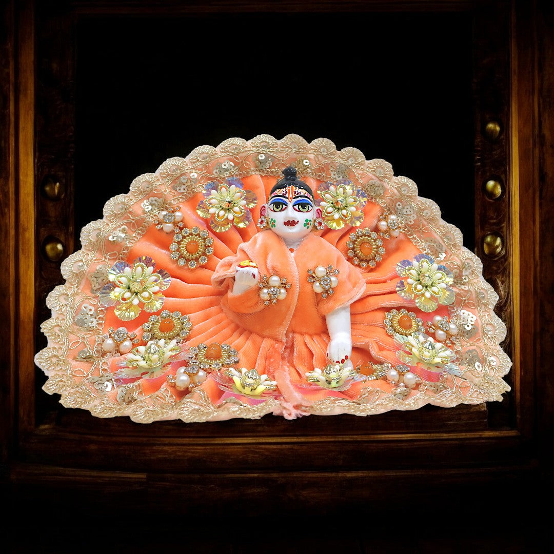Regal Plush Velvet Winter Poshak for Laddu Gopal Ji SP-H07