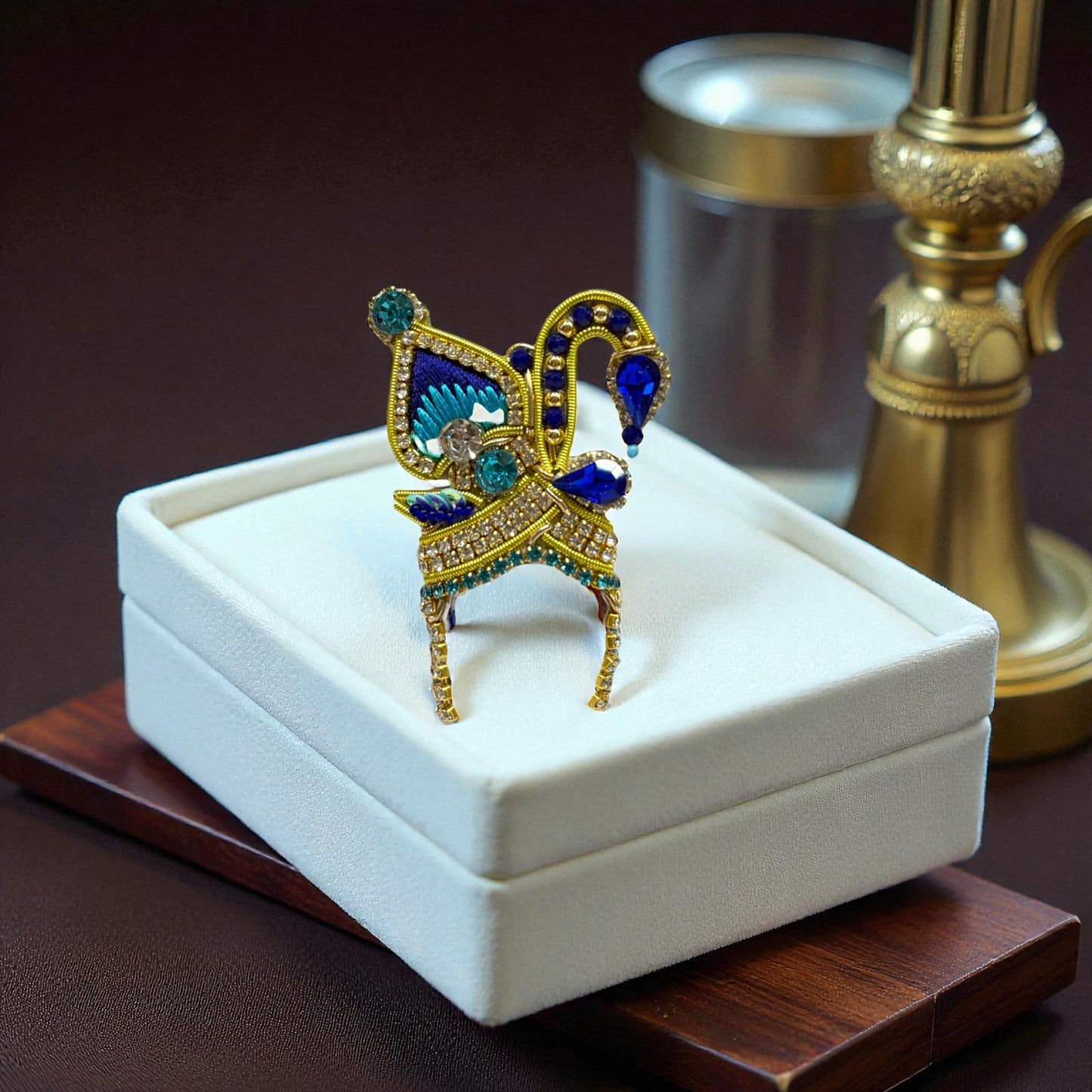 Premium Jardogi Mukut For Deity Idols 4471