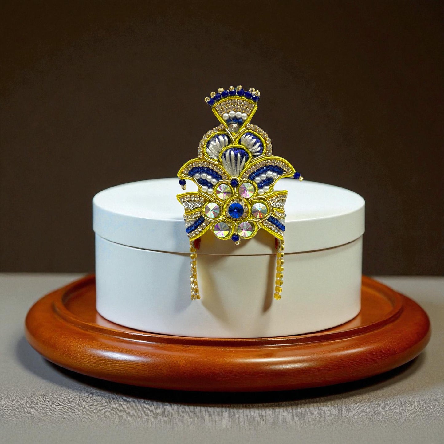 Premium Jardogi Mukut For Deity Idols 4535