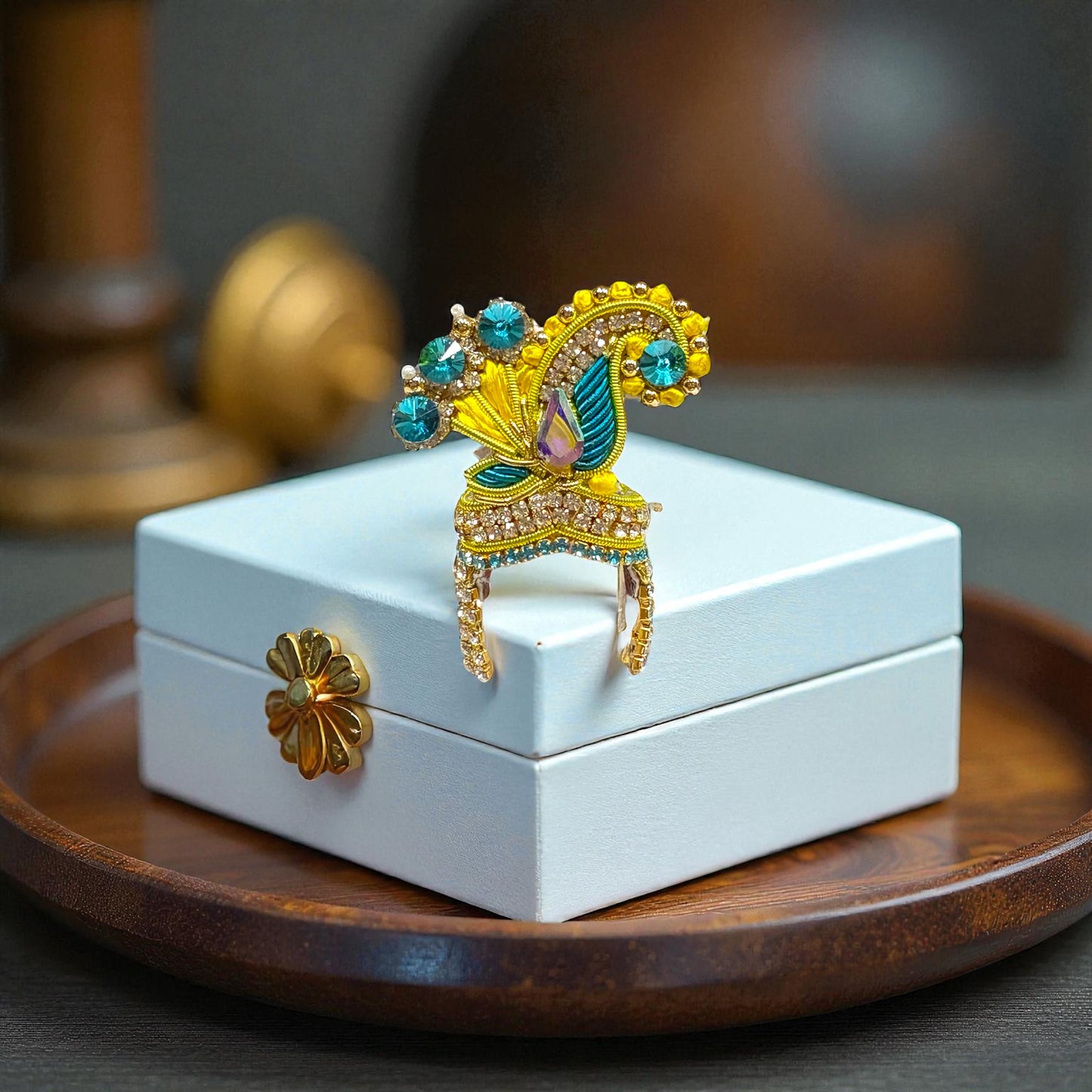 👑 Exquisite Jardogi Mukut for Laddu Gopal Ji 4510