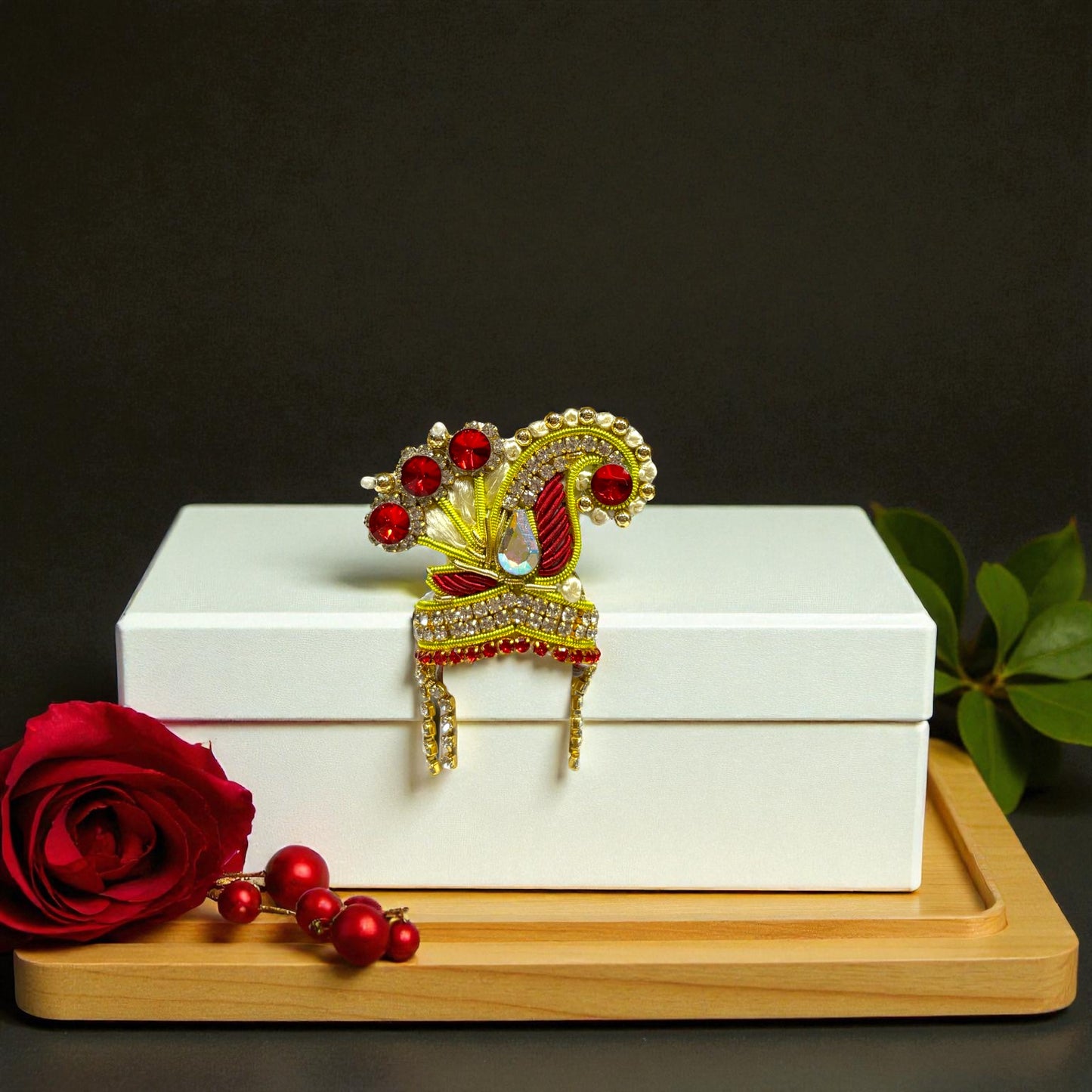 👑 Exquisite Jardogi Mukut for Laddu Gopal Ji 4510