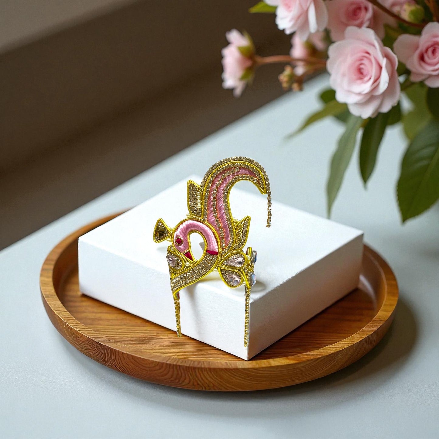 Exquisite Jardogi Mukut For Deity Idols 4475