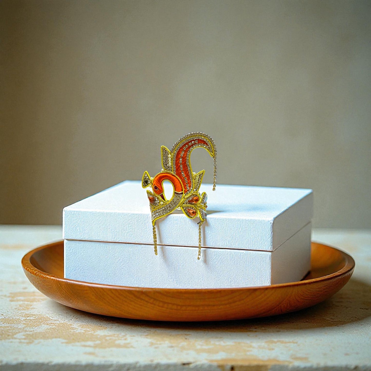 Exquisite Jardogi Mukut For Deity Idols 4475