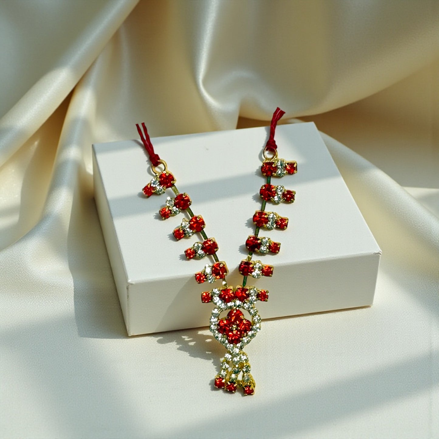 Exquisite Stone Zerkin Haar (SPC-369) – Divine Necklace for All Deities