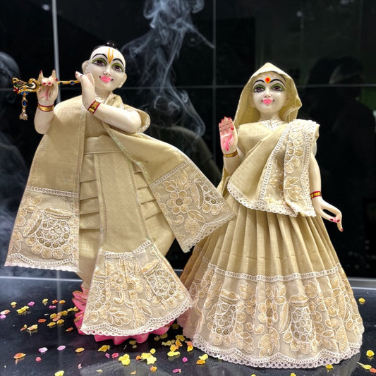 Pastel Palette Radha Krishna Cotton Dress Set SP-H38