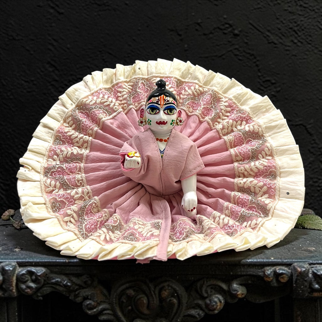 Premium Laddu Gopal Ji Poshak (SP-I12) Divine Shimmer & Lace