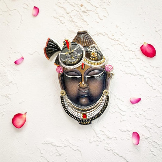 Shrinathji Acrylic 3D Magnet Nathdwara Shrinath Ji Divine Home & Kitchen Decor