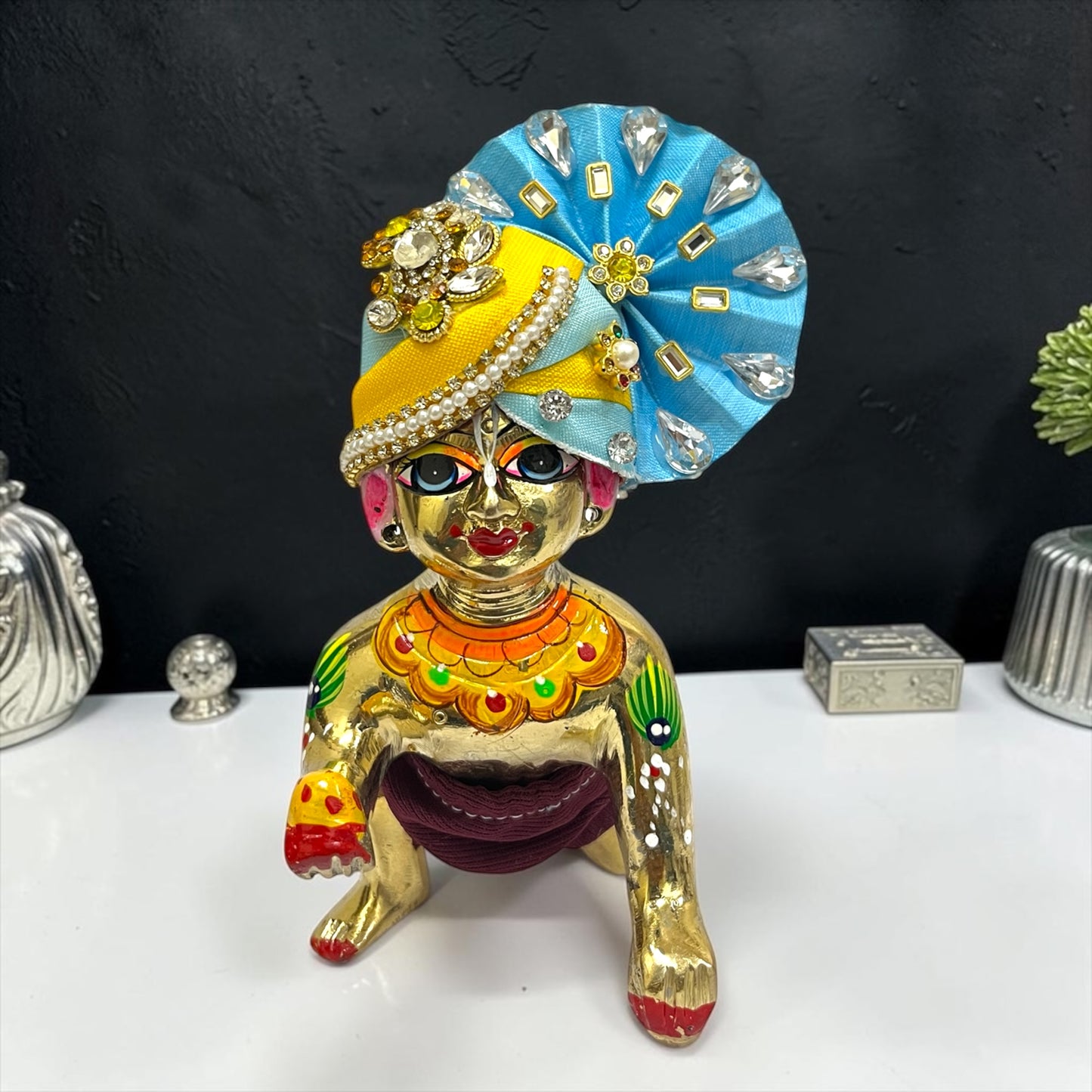 Premium Royal Designer Pagri for Laddu Gopal Ji SPC-887