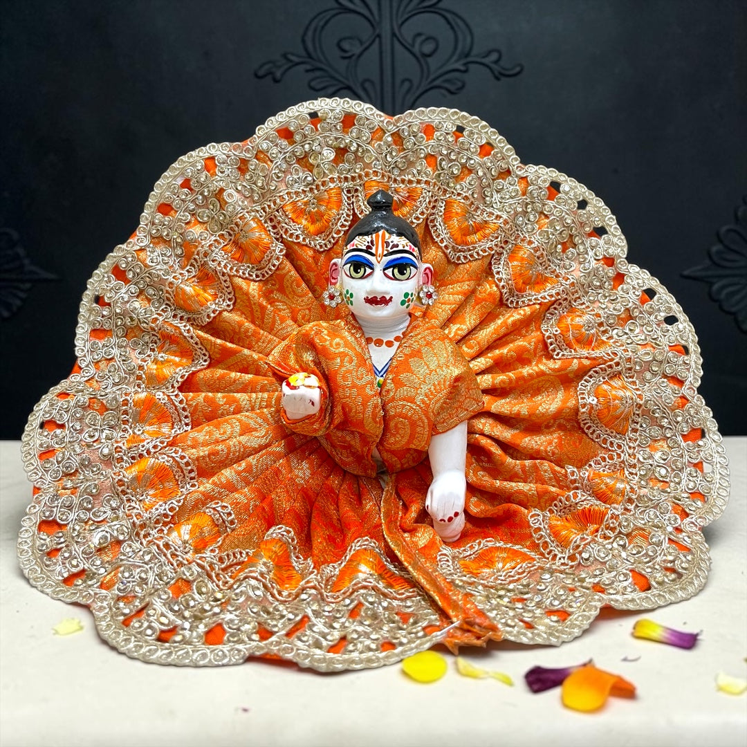 Exclusive Designer heavy Zari-Lace Laddu Gopal Ji Festive Poshak SP-I37