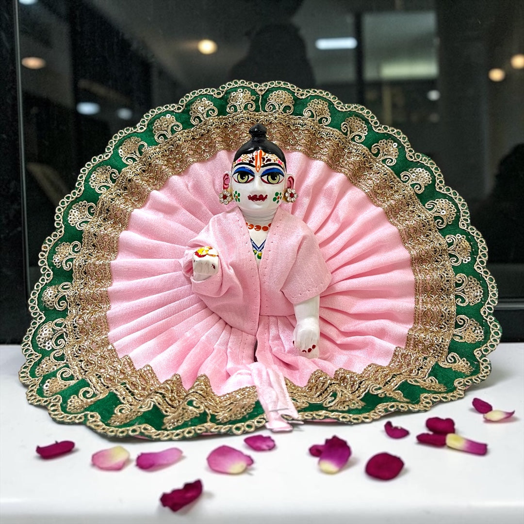 Premium Royal Zari Border Laddu Gopal Ji Poshak SP-I17