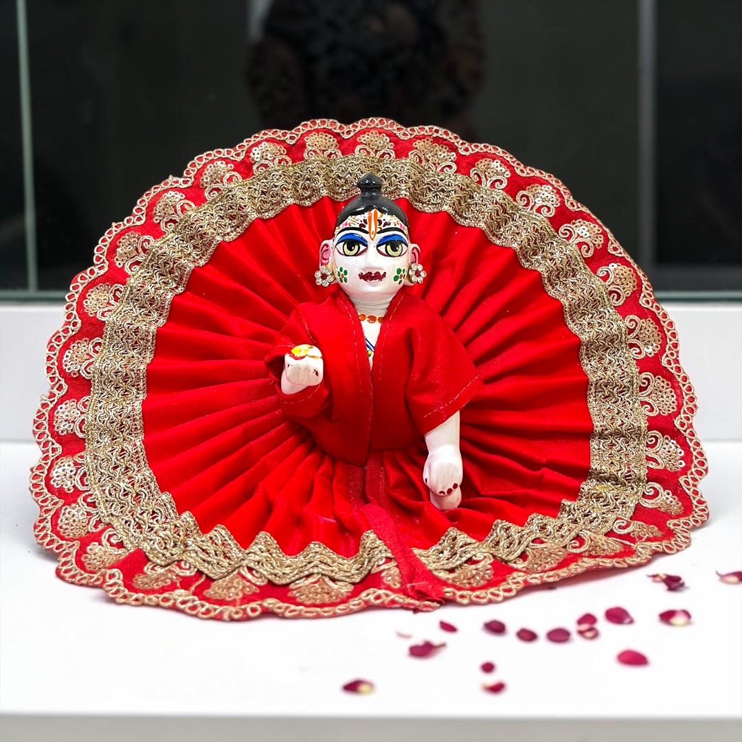 Premium Royal Zari Border Laddu Gopal Ji Poshak SP-I17