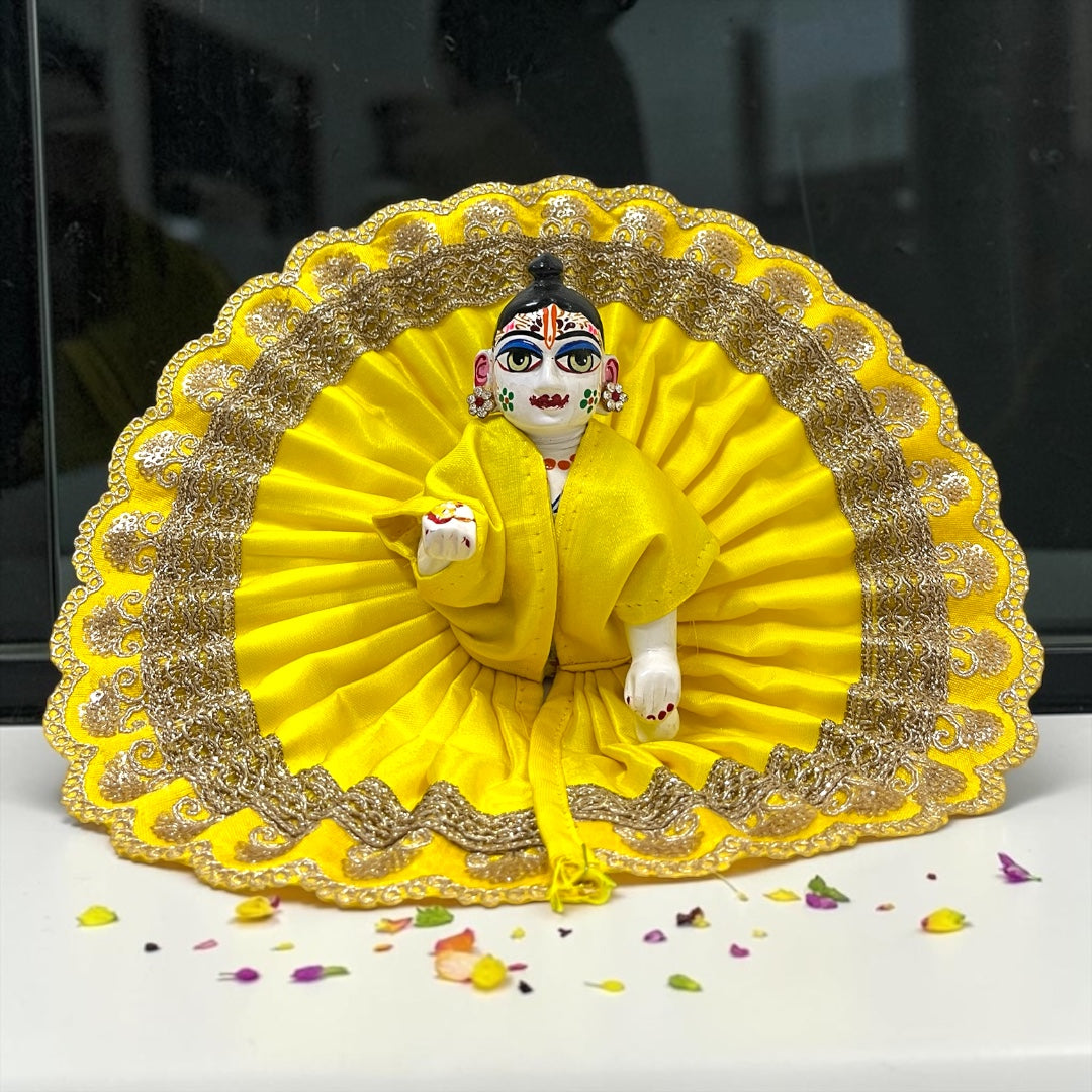 Premium Royal Zari Border Laddu Gopal Ji Poshak SP-I17