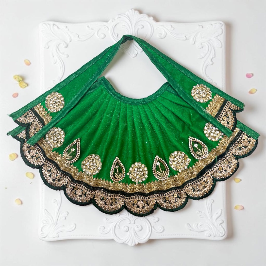 Premium Designer Lehnga Patka Heavy Scalloped Zari SP-H43
