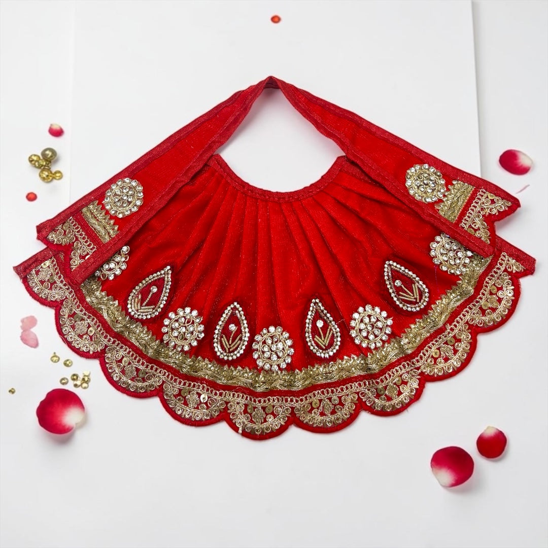 Premium Designer Lehnga Patka Heavy Scalloped Zari SP-H43