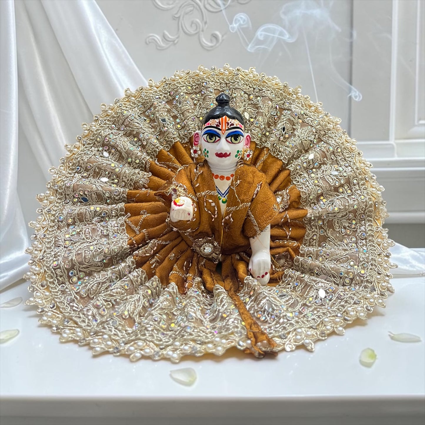 Designer Janmashtami Special Premium Heavily Embellished Laddu Gopal Ji Poshak SP-I71