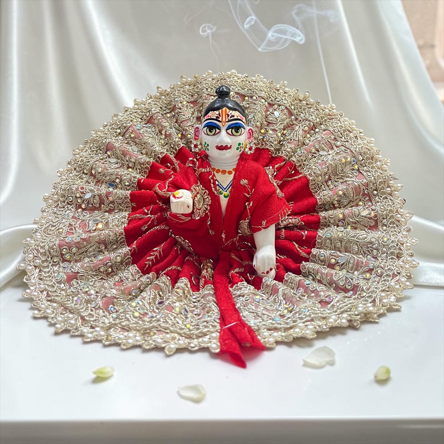 Designer Janmashtami Special Premium Heavily Embellished Laddu Gopal Ji Poshak SP-I71