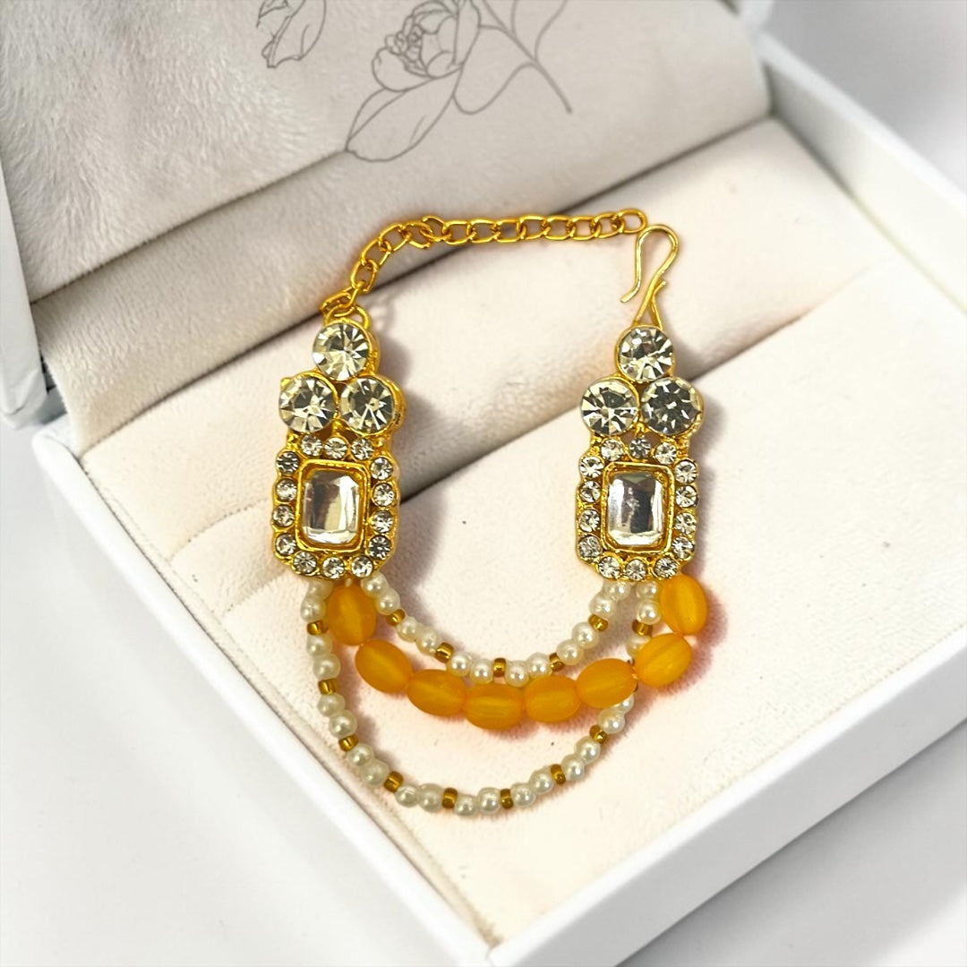 Premium Royal Kundan Moti Haar for Laddu Gopal Ji & Deity Idol SPC-750
