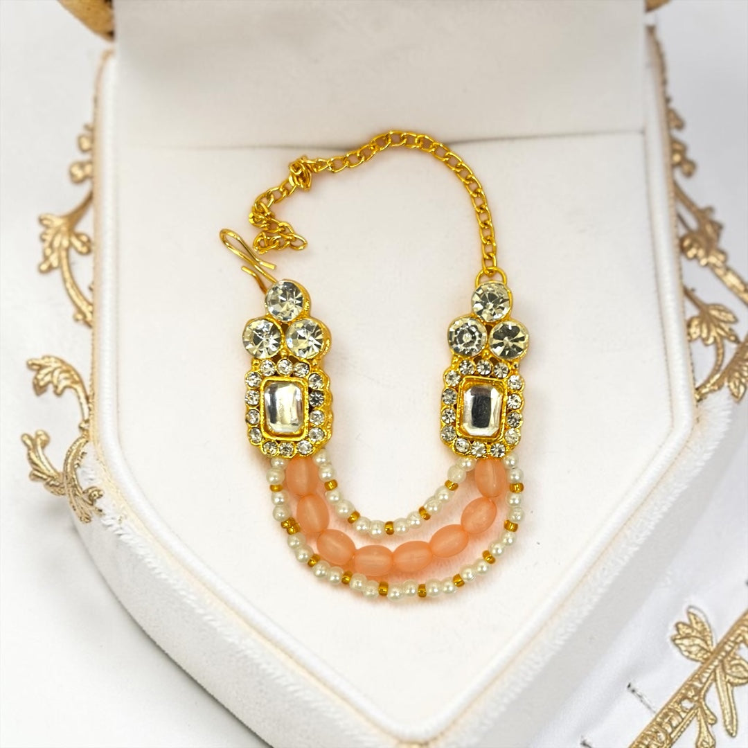 Premium Royal Kundan Moti Haar for Laddu Gopal Ji & Deity Idol SPC-750