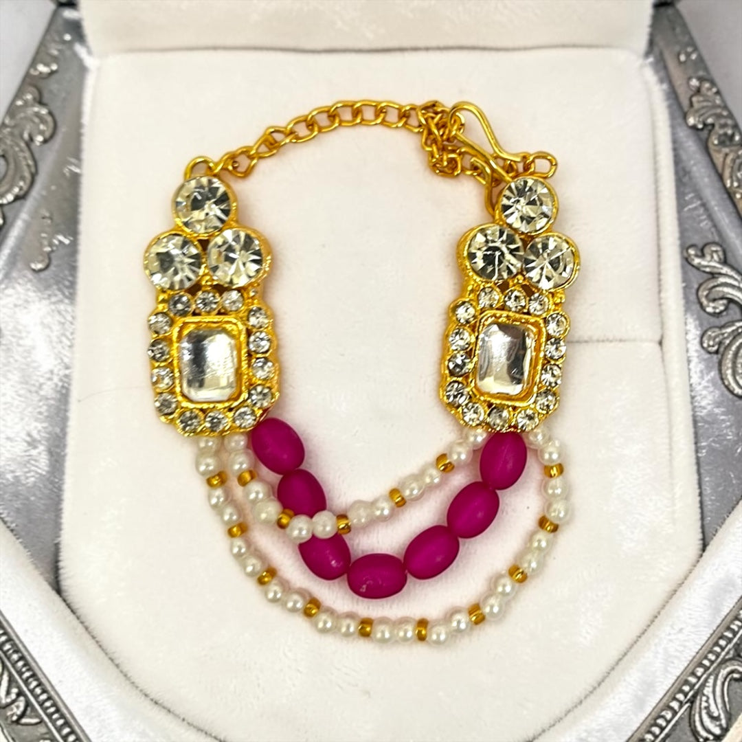 Premium Royal Kundan Moti Haar for Laddu Gopal Ji & Deity Idol SPC-750