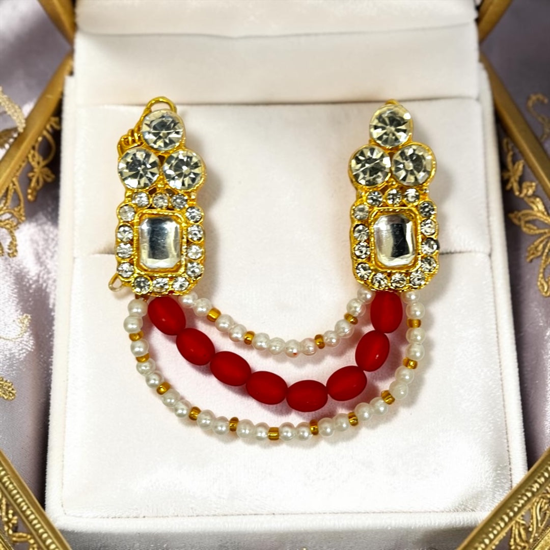 Premium Royal Kundan Moti Haar for Laddu Gopal Ji & Deity Idol SPC-750