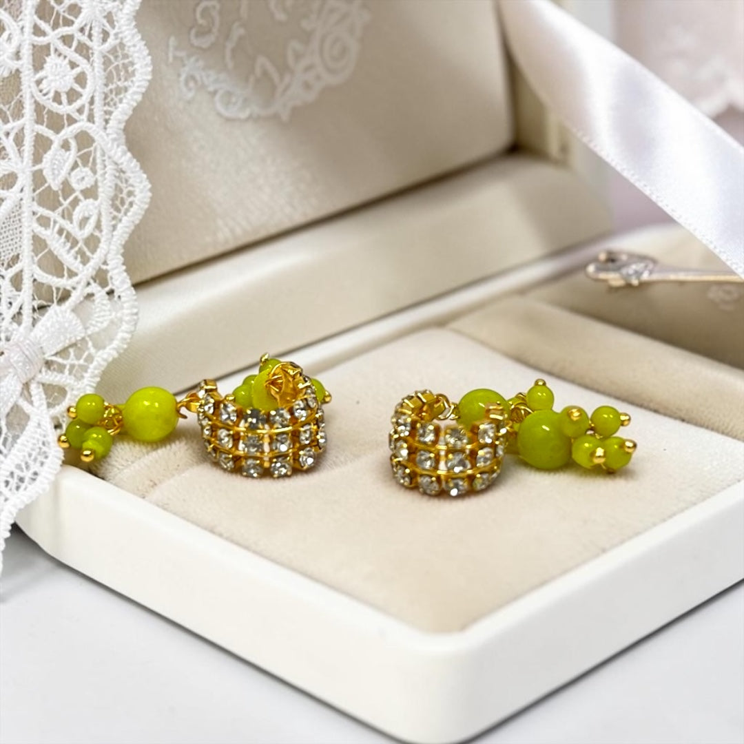 Divine Kundan & Bead Kangan Pair for Laddu Gopal Ji | Model SPC-660