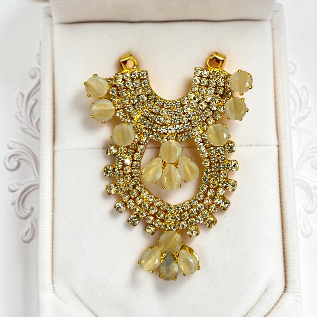 Bal Gopal Ji mala zerkin haar - full set view | Shri Poshak, Mathura zerkin haar 2
