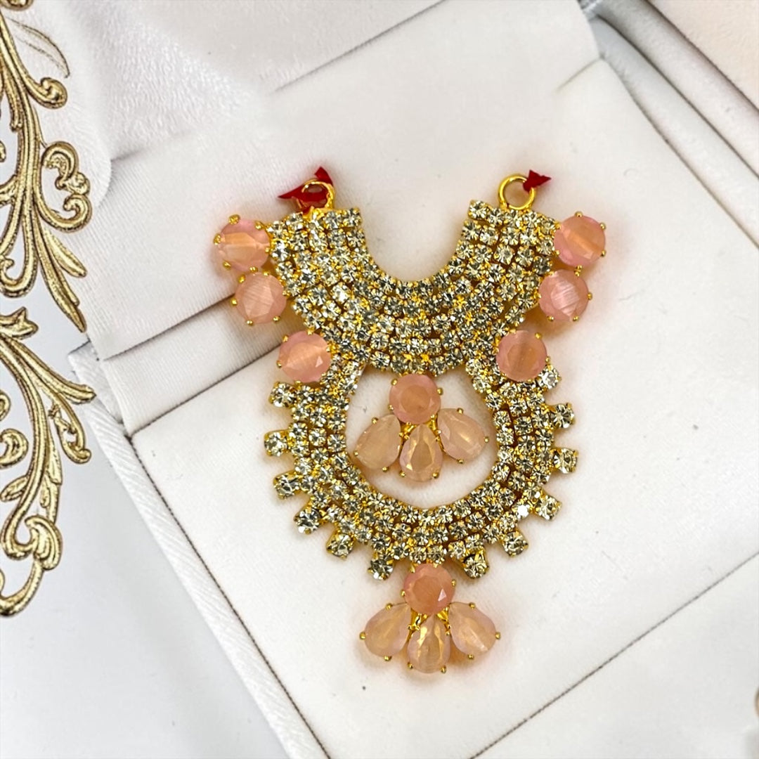 Thakur Ji haar necklace zerkin haar - colour options | Shri Poshak, Mathura zerkin haar 2